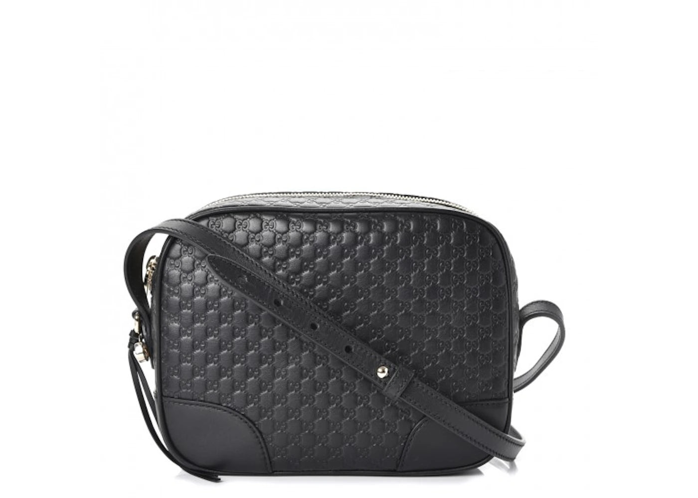 Gucci Bree Messenger MicroGuccissima Mini Black