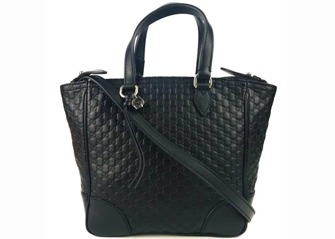 Gucci Bree Tote MicroGuccissima Small Black