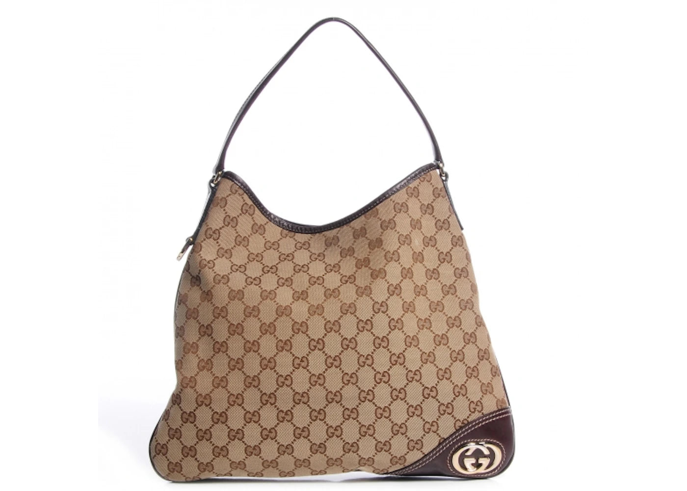 Gucci Britt Hobo GG Medium Brown