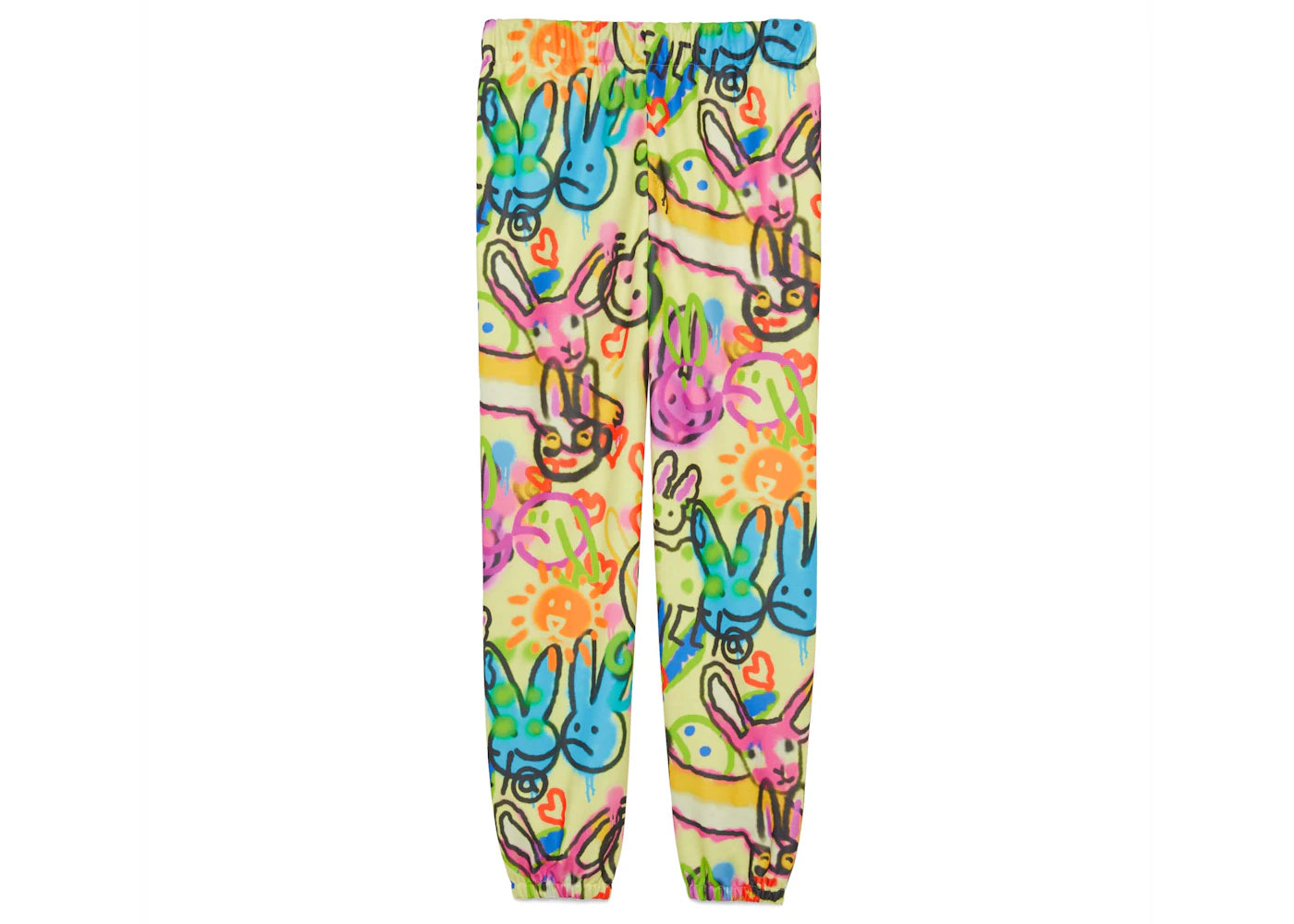 Gucci Bunny Print Jersey Pants Multi
