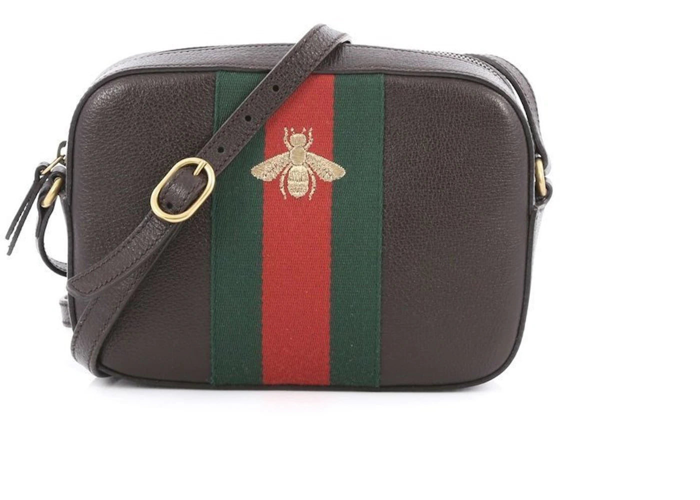 Gucci Camera Bag Crossbody Bee Web Brown