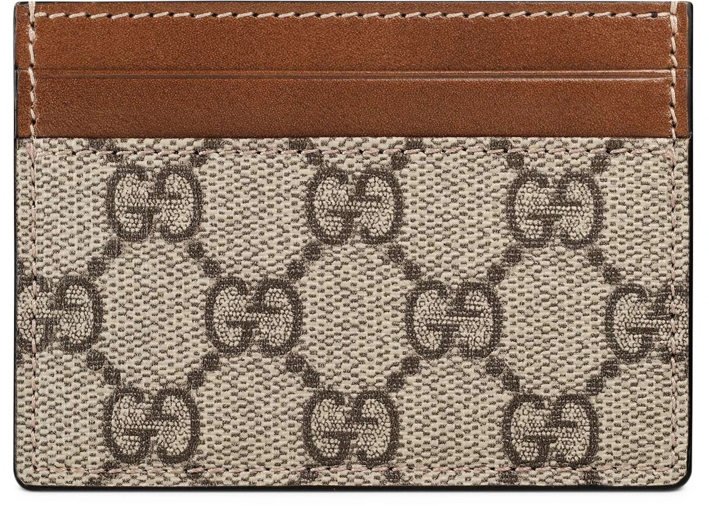 Gucci Card Case Supreme Beige