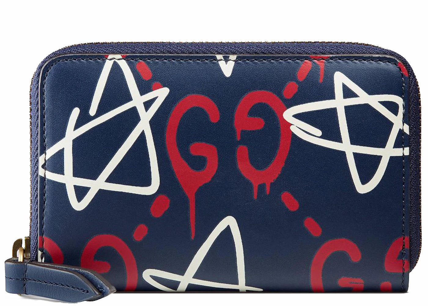 Gucci Card Case GucciGhost Navy/Multicolor