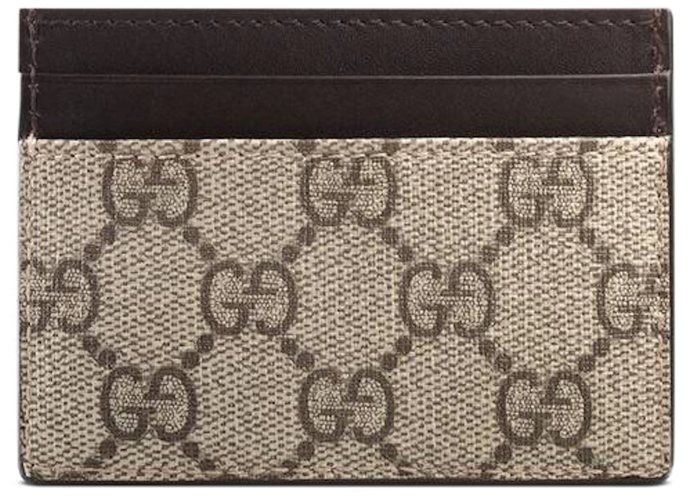 Gucci Card Case Supreme Dark Brown