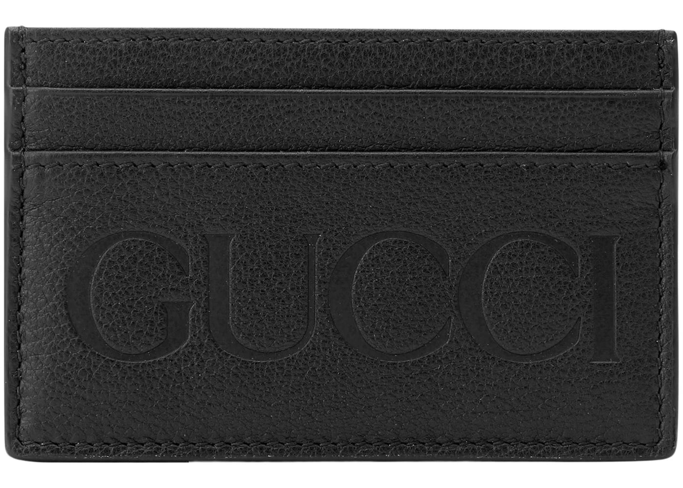 Gucci Card Case with Gucci Logo Black