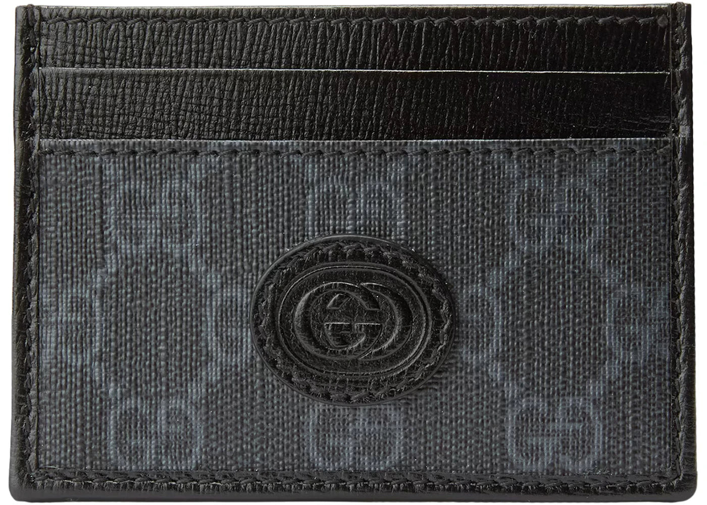 Gucci Card Case with Interlocking G Black