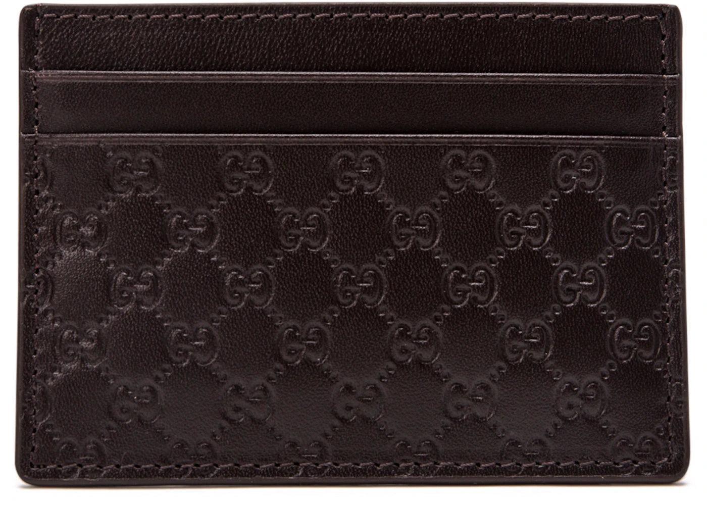 Gucci Card Holder MicroGuccissima Brown