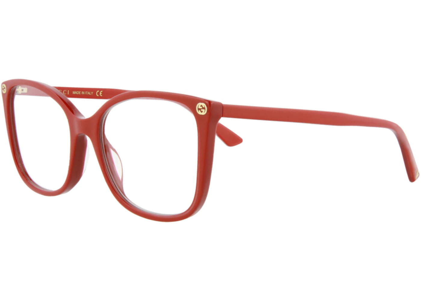 Gucci Cat Eye Eyeglasses Red/Red/Transparent (GG0026O-30000973-010)