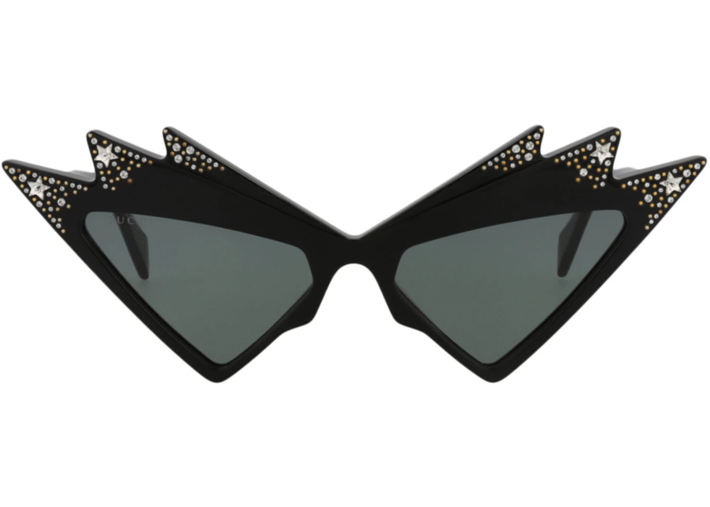 Gucci Cat Eye-Frame Acetate Sunglasses Black/Black/Grey (GG1371S-30014002-003)