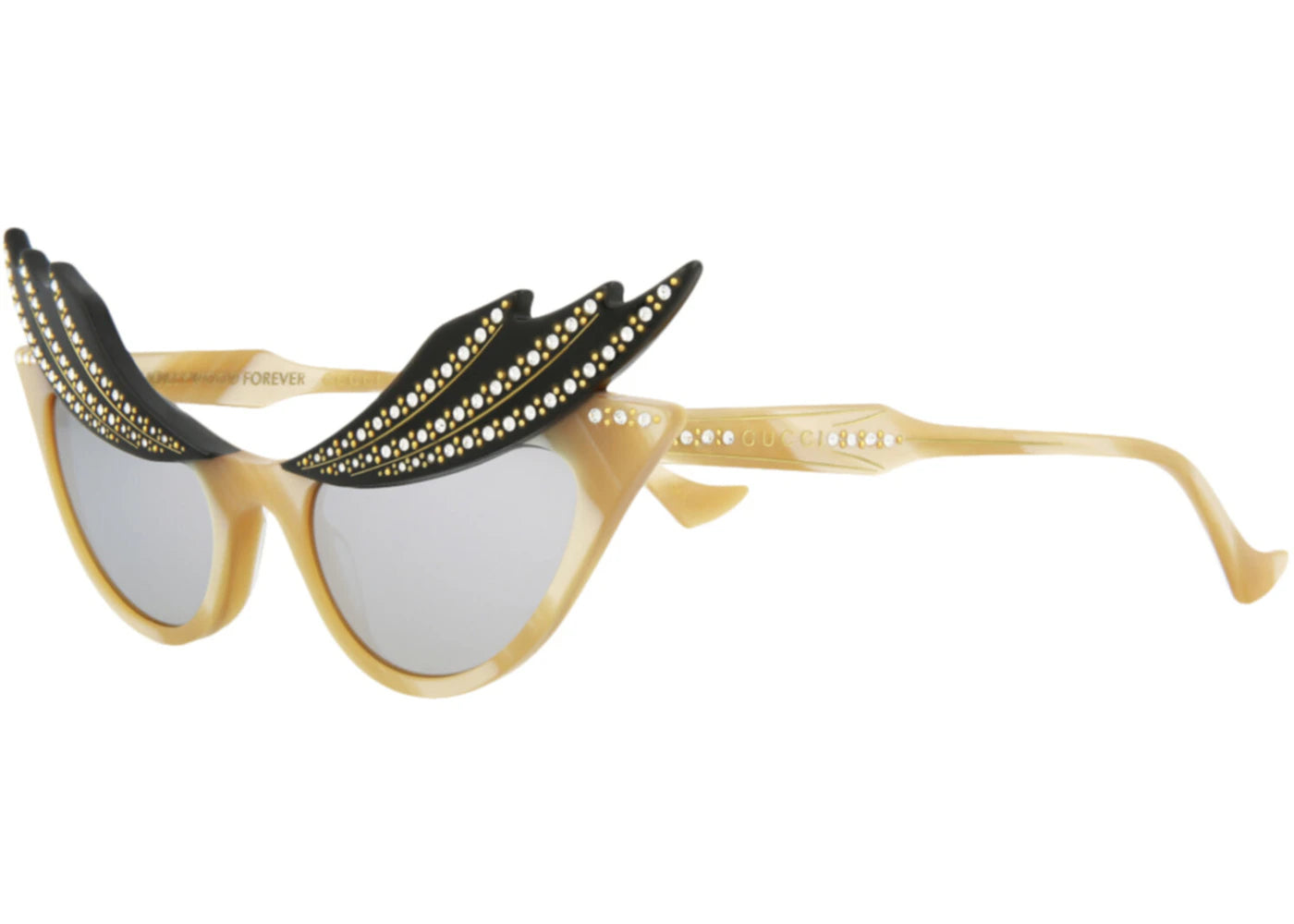 Gucci Cat Eye Sunglasses Beige/Beige/Silver (GG1094S-30012857-005)