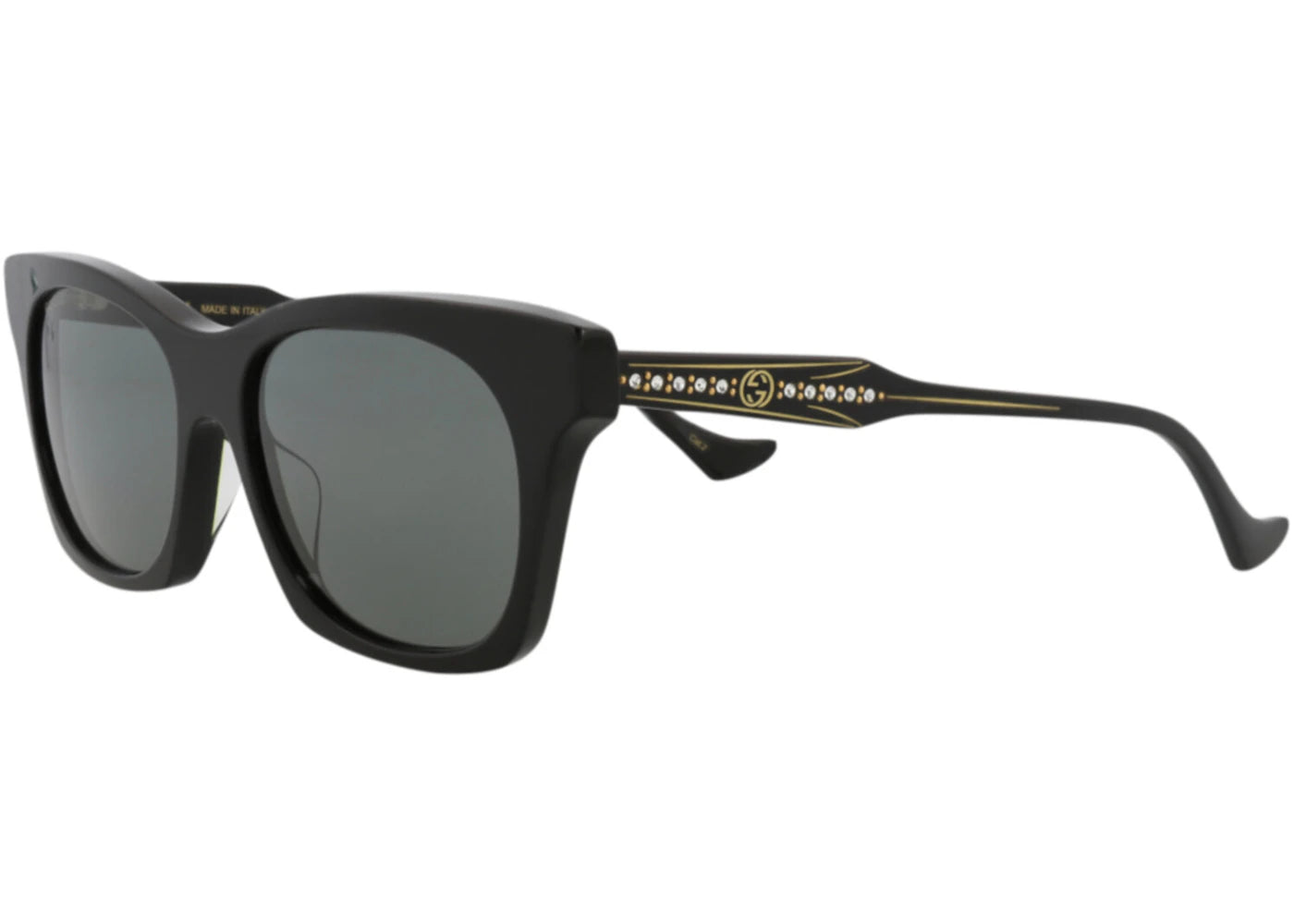 Gucci Cat Eye Sunglasses Black Black Grey (GG1299S-30013902-001)