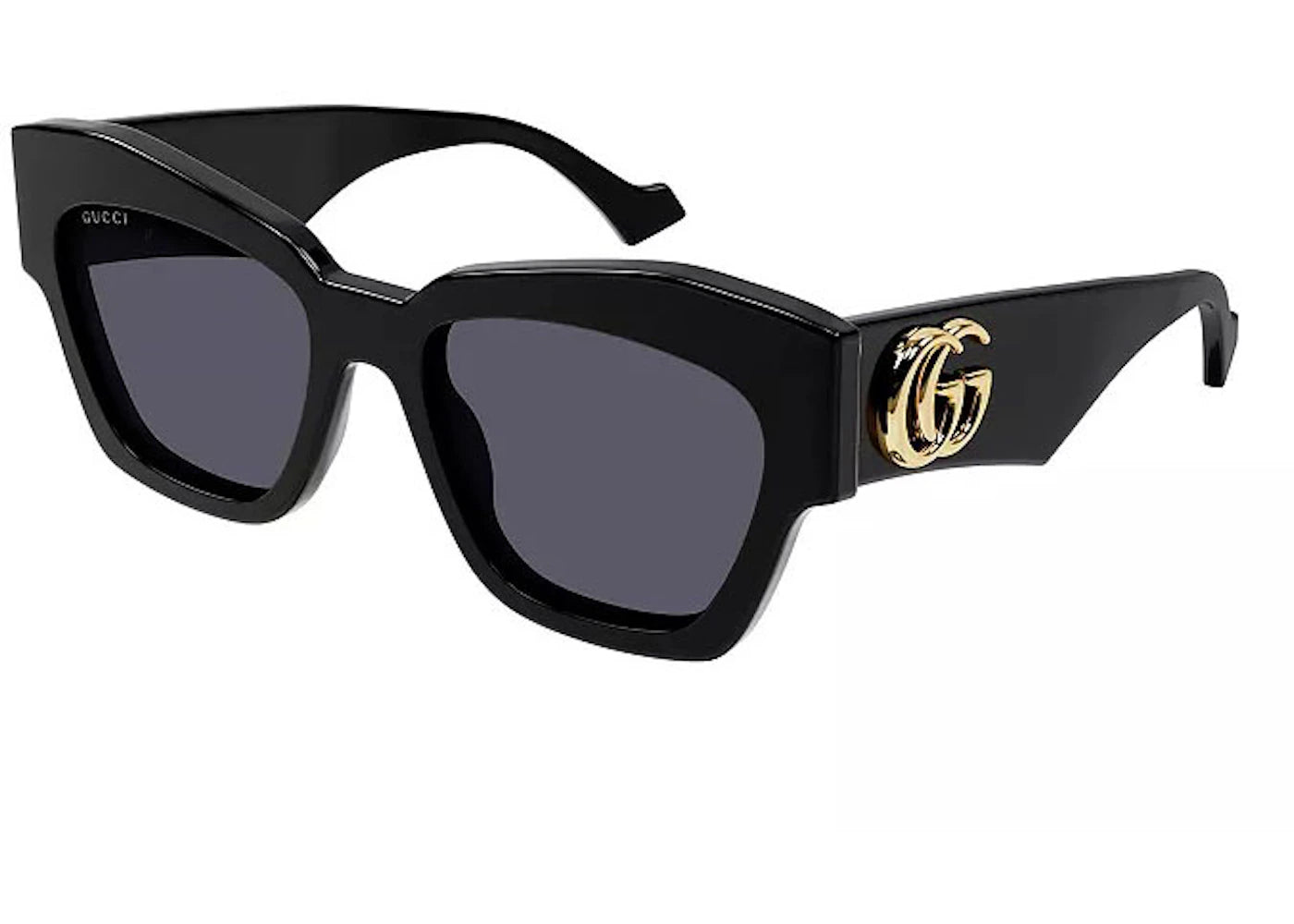 Gucci Cat Eye Sunglasses Black/Gold (GG1422S 001)