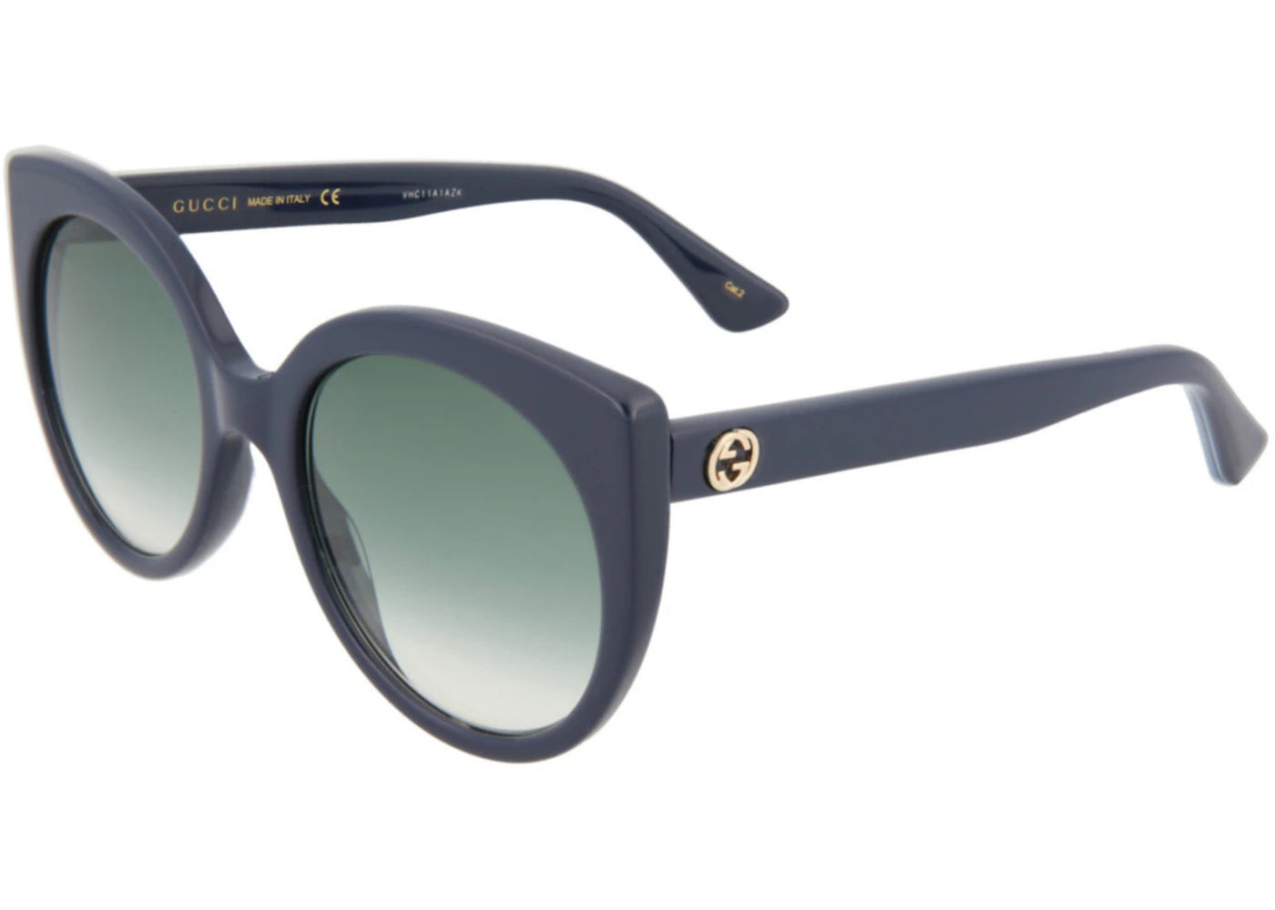 Gucci Cat Eye Sunglasses Blue/Grey (GG0325S-30002854-008)