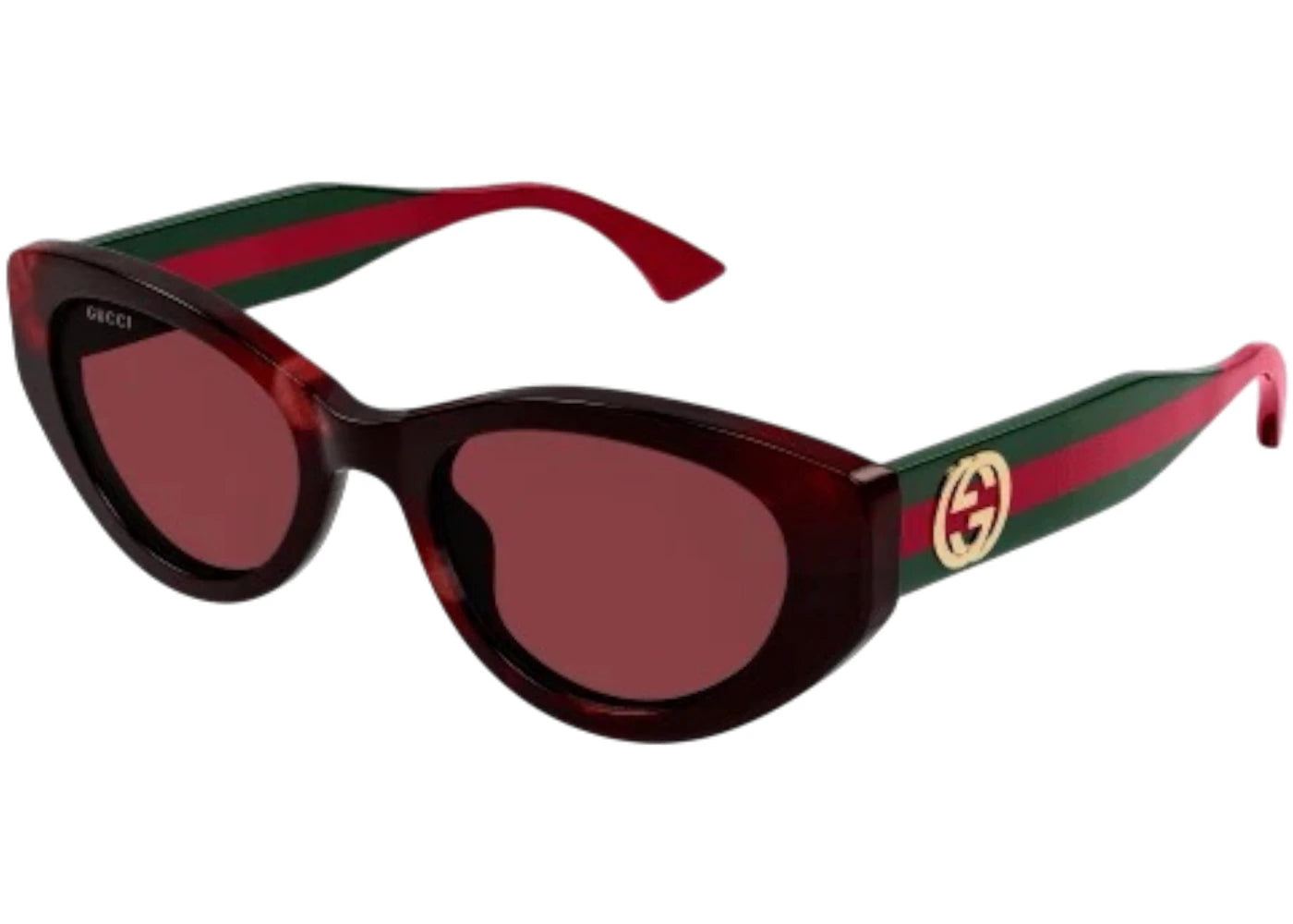 Gucci Cat-Eye Sunglasses Havana Green Red (GG1862S-003)