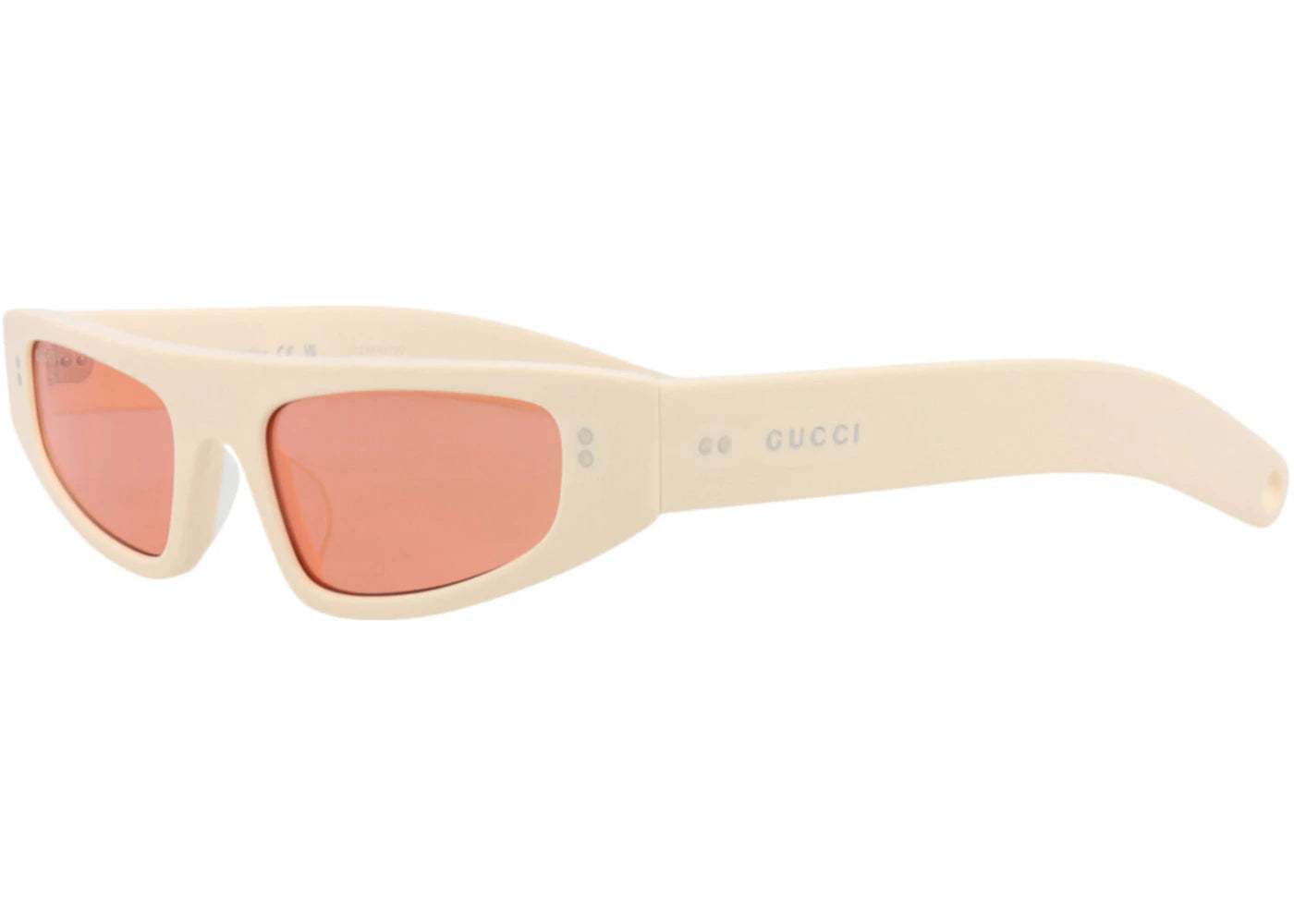 Gucci Cat Eye Sunglasses Ivory Ivory Red (GG1634S-30014927-007)