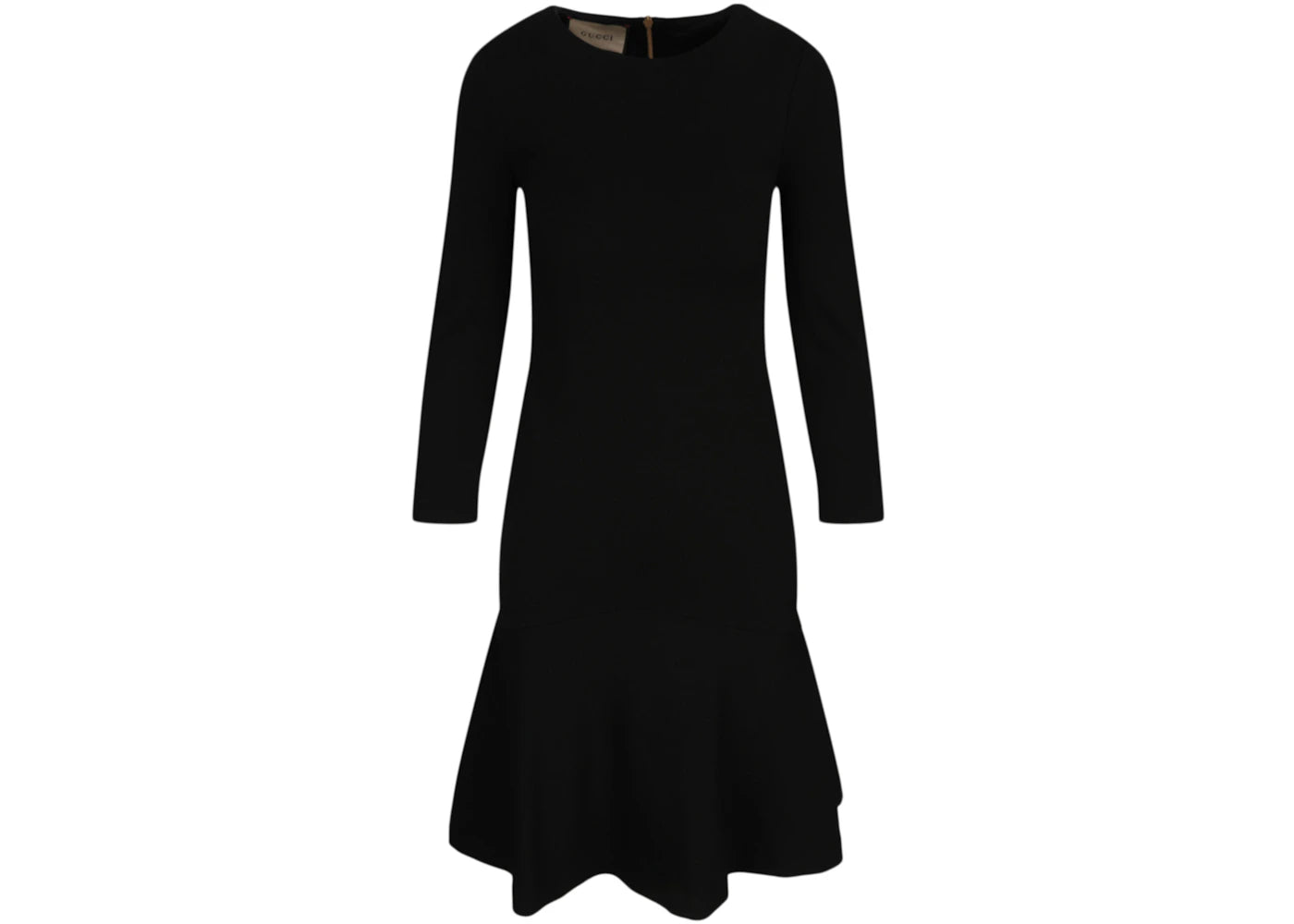 Gucci Chain-Link Belt Midi Dress Black