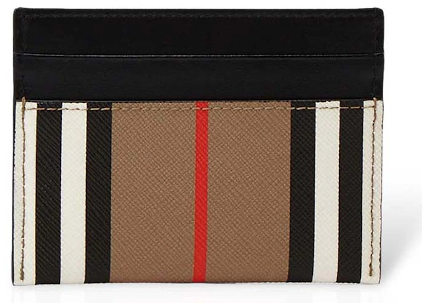 Burberry Classic Stripe Card Case Beige/Black