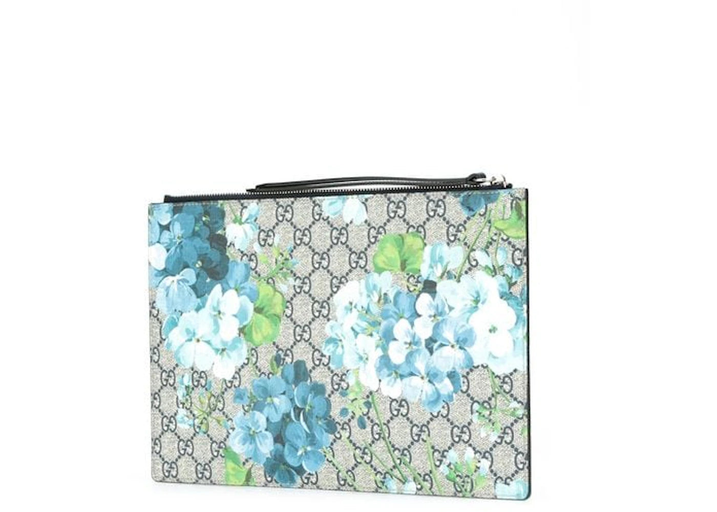 Gucci Clutch Blue Blooms Large Beige/Ebony