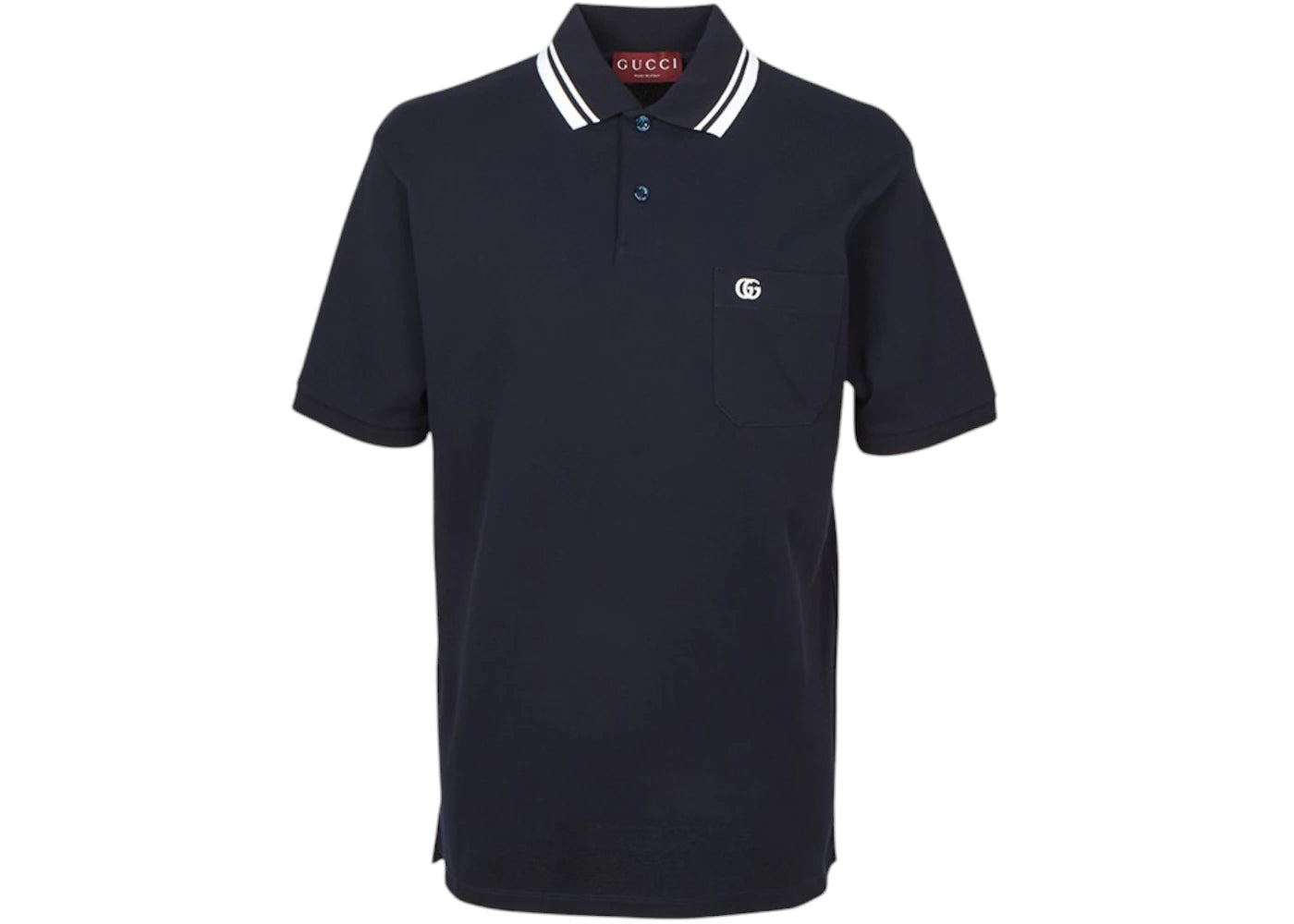 Gucci Collar S/S T-Shirt Navy