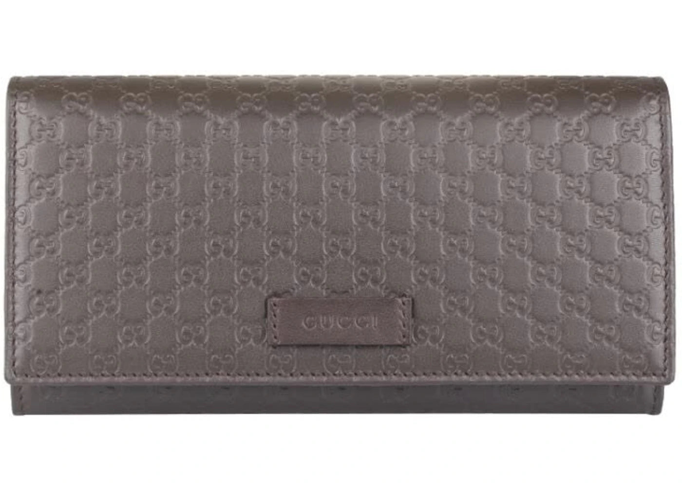 Gucci Continential Bifold Wallet Microguccissima Brown