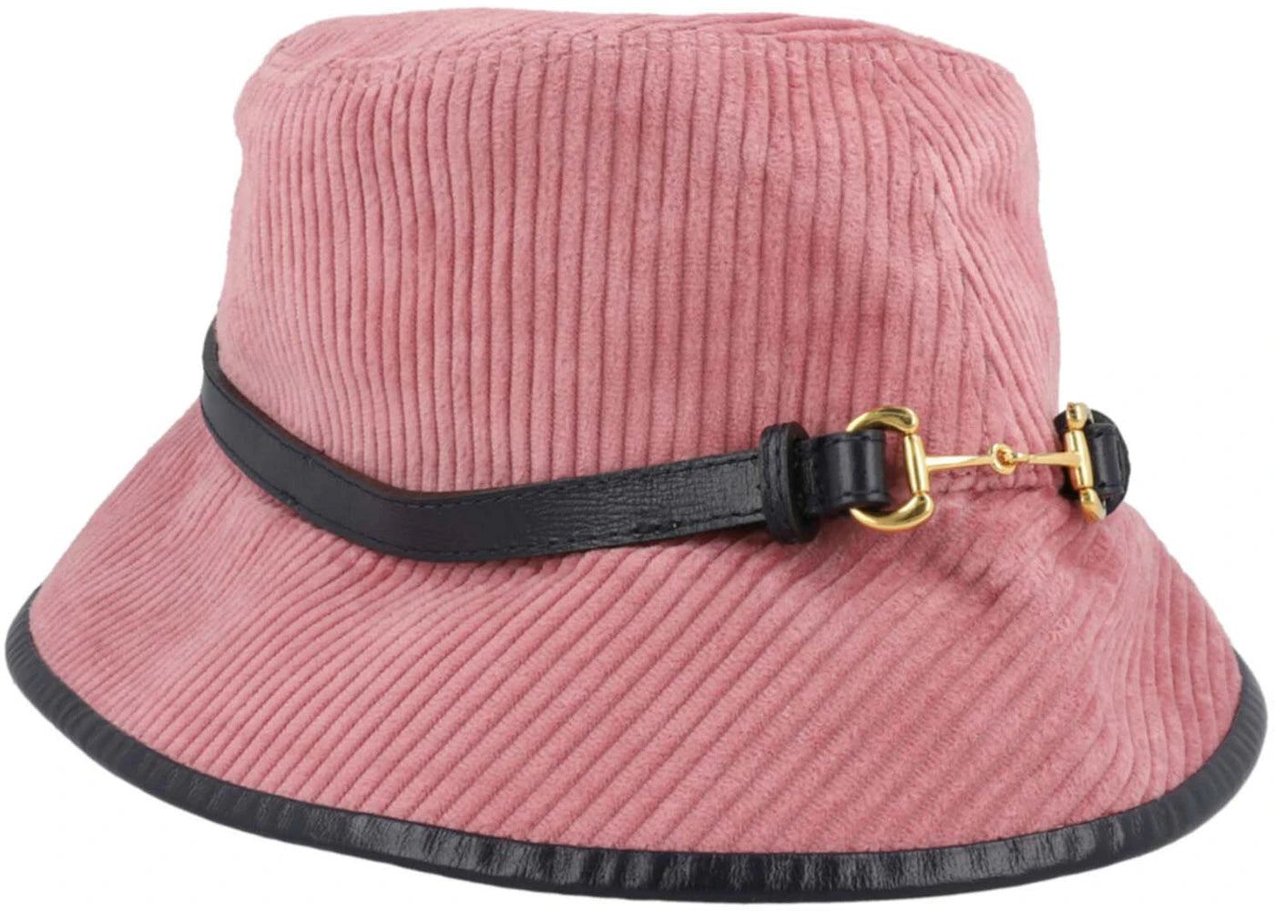 Gucci Corduroy Horsebit Bucket Hat Rose/Blue