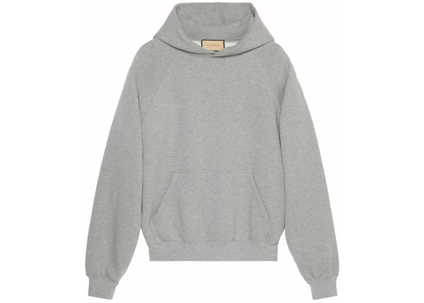 Gucci Cotton Hooded Sweatshirt with Print Grey