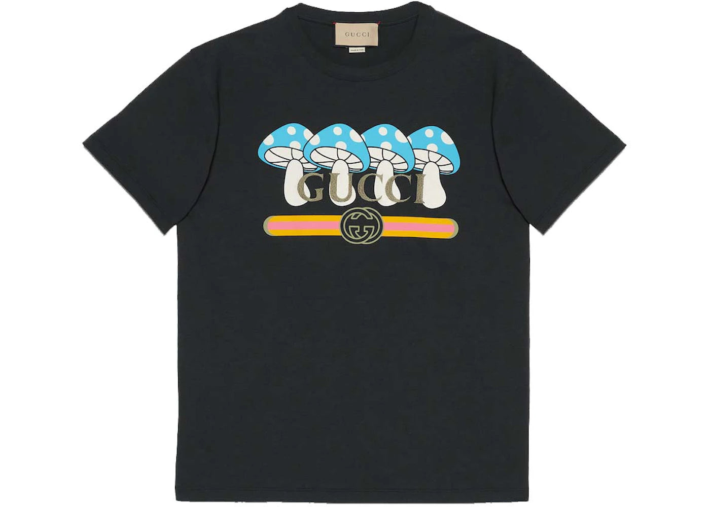 Gucci Cotton Jersey T-shirt With Print Black