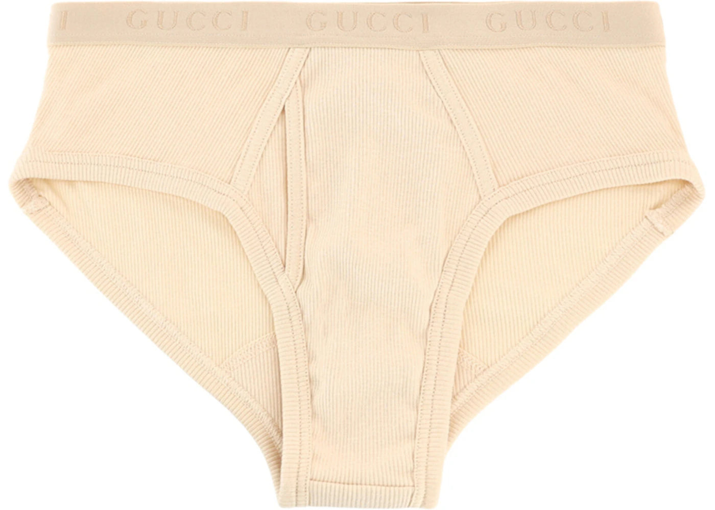 Gucci Cotton Ribbed Underwear White