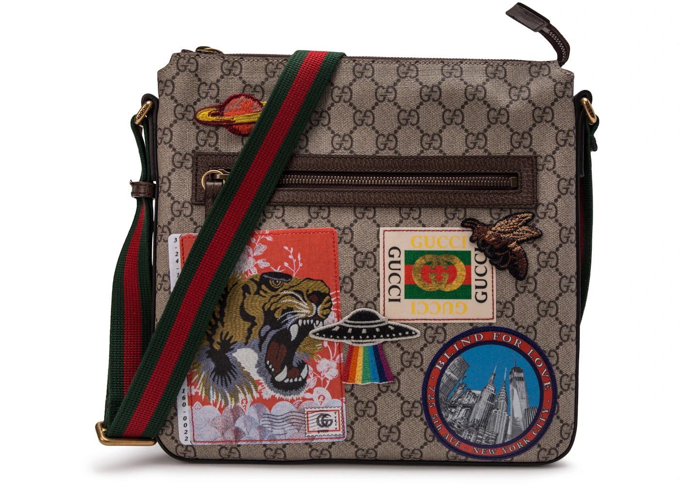 Gucci Courrier Messenger GG Supreme Brown
