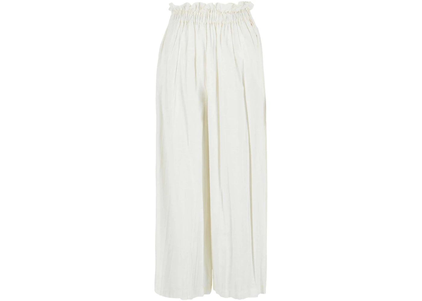 Gucci Crinkle Palazzo Pants White