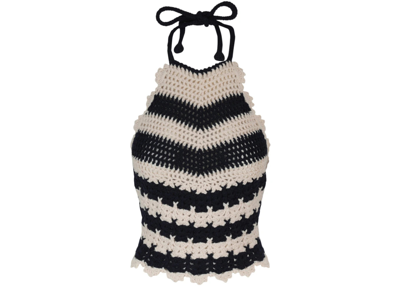 Gucci Crochet Backless Top Blue