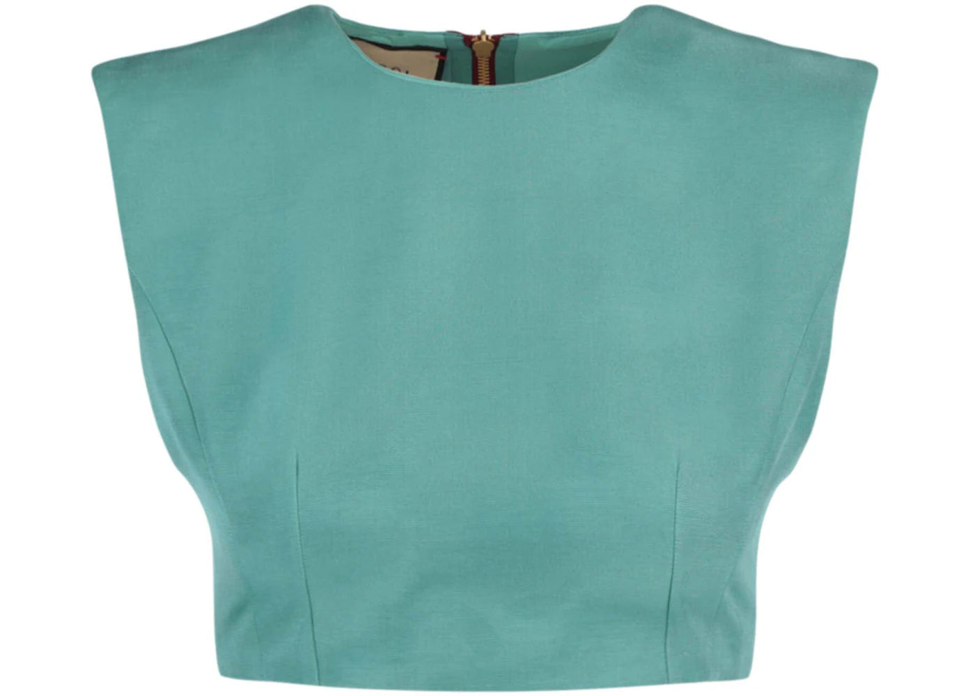 Gucci Cropped Sleeveless Top Light/Blue