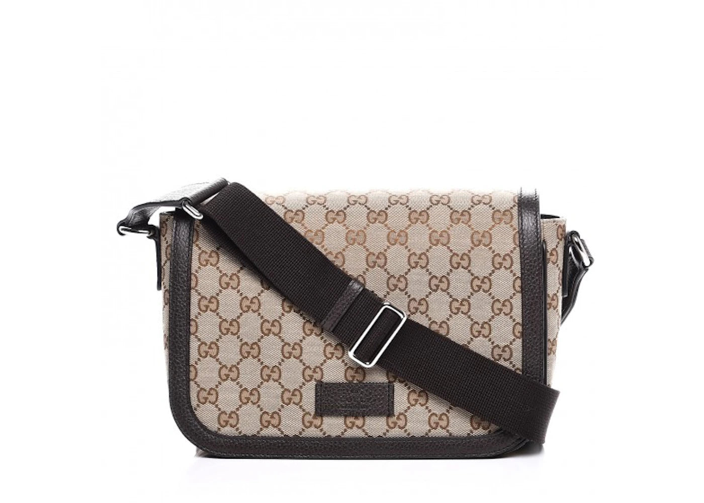 Gucci Messenger Crossbody Guccissima GG Adjustable Strap Brown/Beige