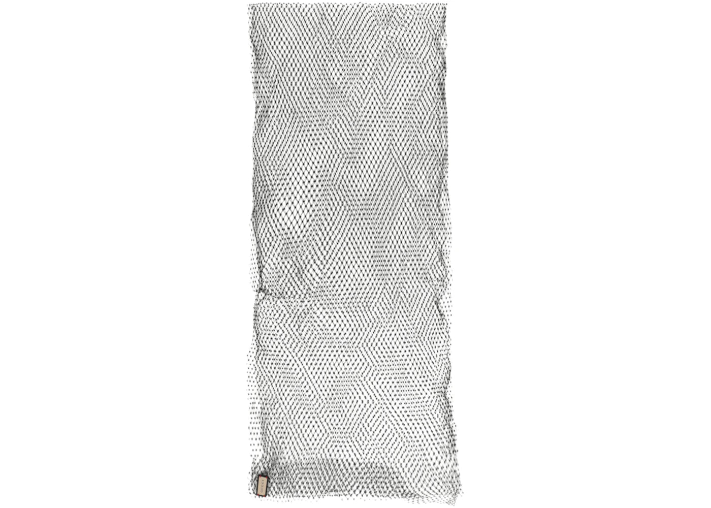 Gucci Crystal Embellished Fishnet Shawl Black