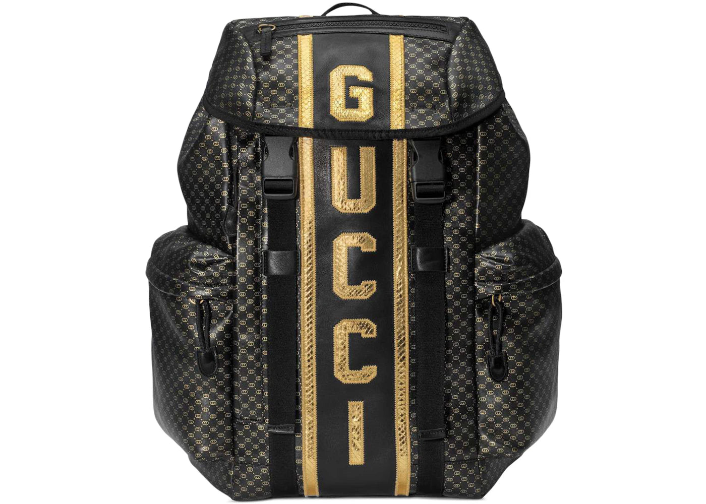 Gucci Dapper Dan Backpack GG Black/Gold