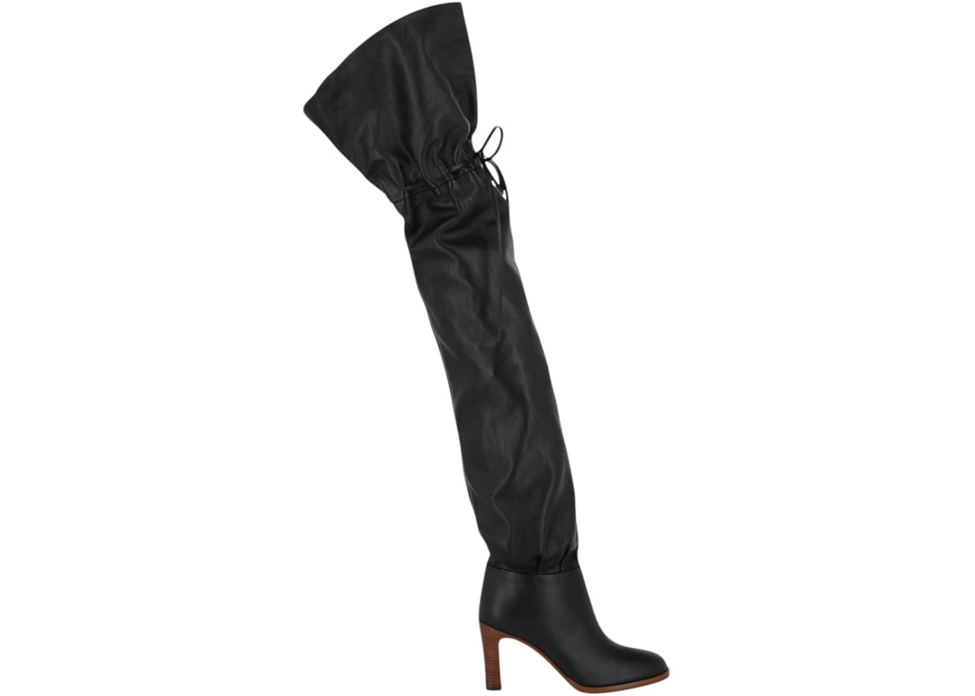 Gucci Deauville Cinched Over-the-Knee Boots Black (Women's)