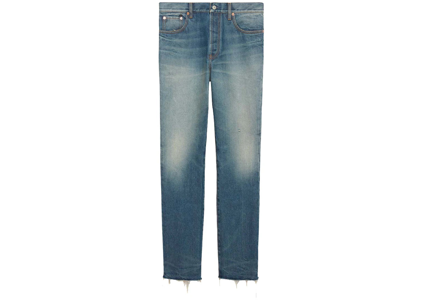 Gucci Denim Pant with Label Blue