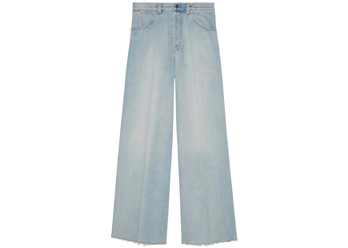 Gucci Denim Pant with Label Light Blue
