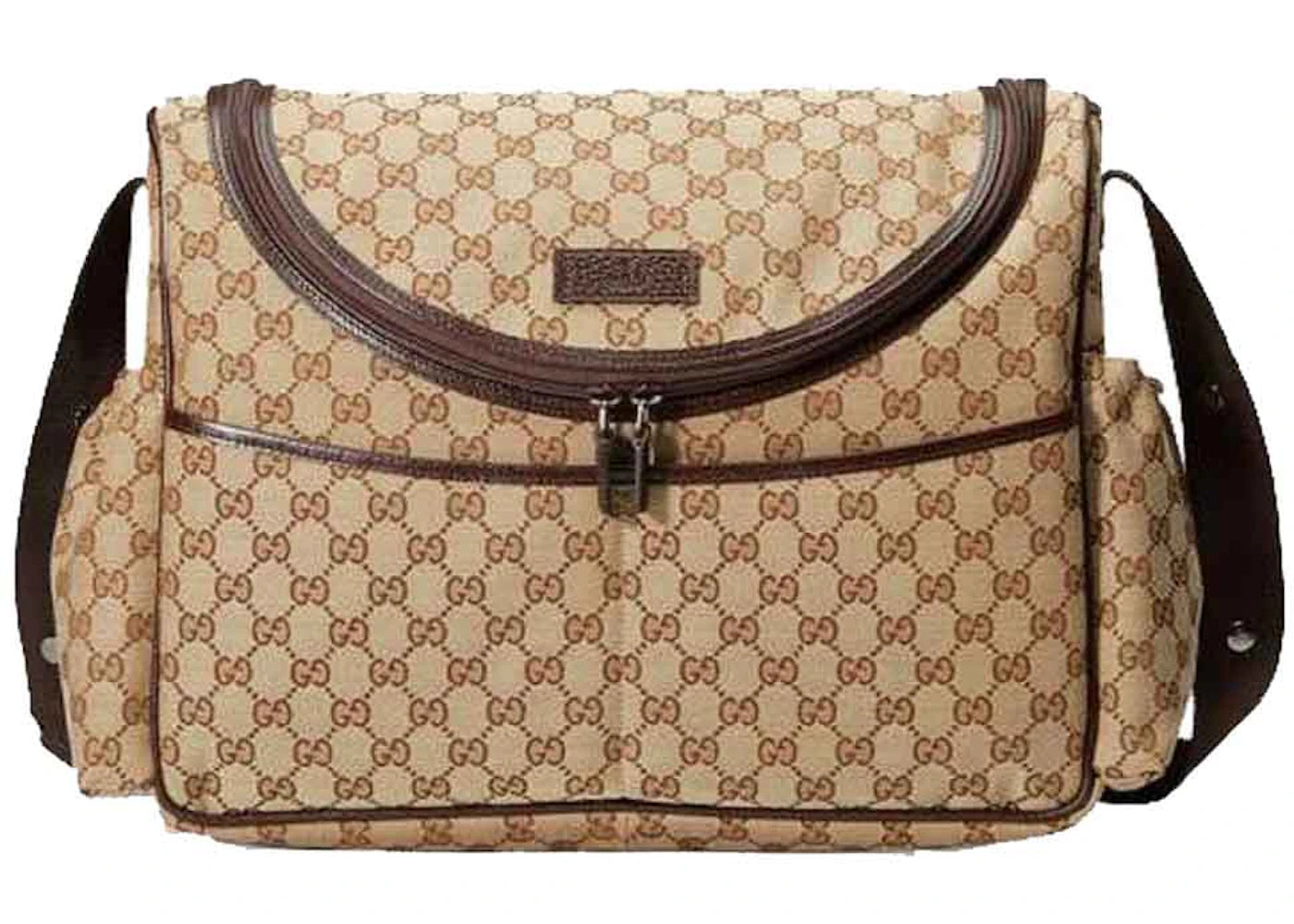 Gucci Diaper Bag GG Supreme Beige/Ebony