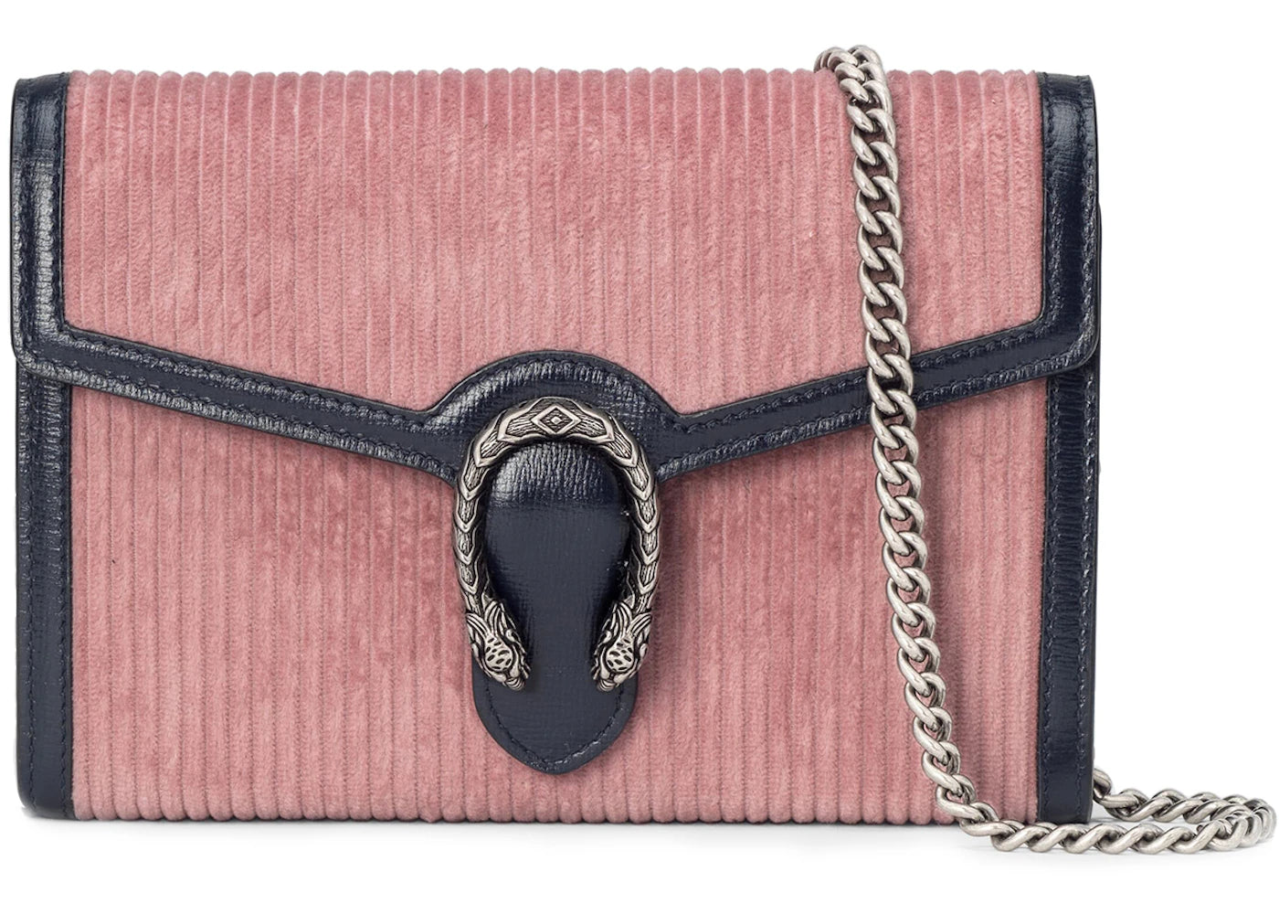 Gucci Dionysus Chain Bag Small Corduroy Pink/Blue