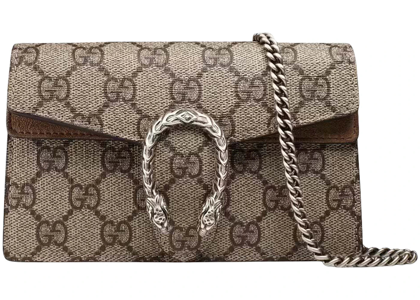 Gucci Dionysus GG Supreme Super Mini Bag Taupe