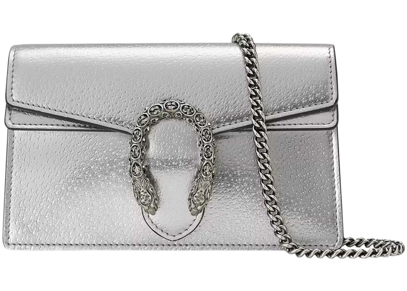 Gucci Dionysus Super Mini Bag Silver