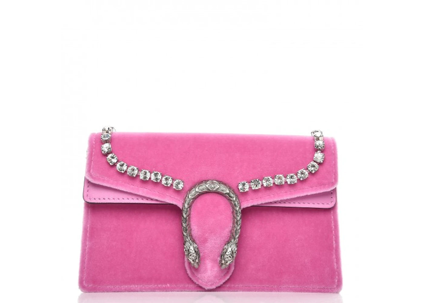 Gucci Dionysus Crystal Lined Super Mini Pink