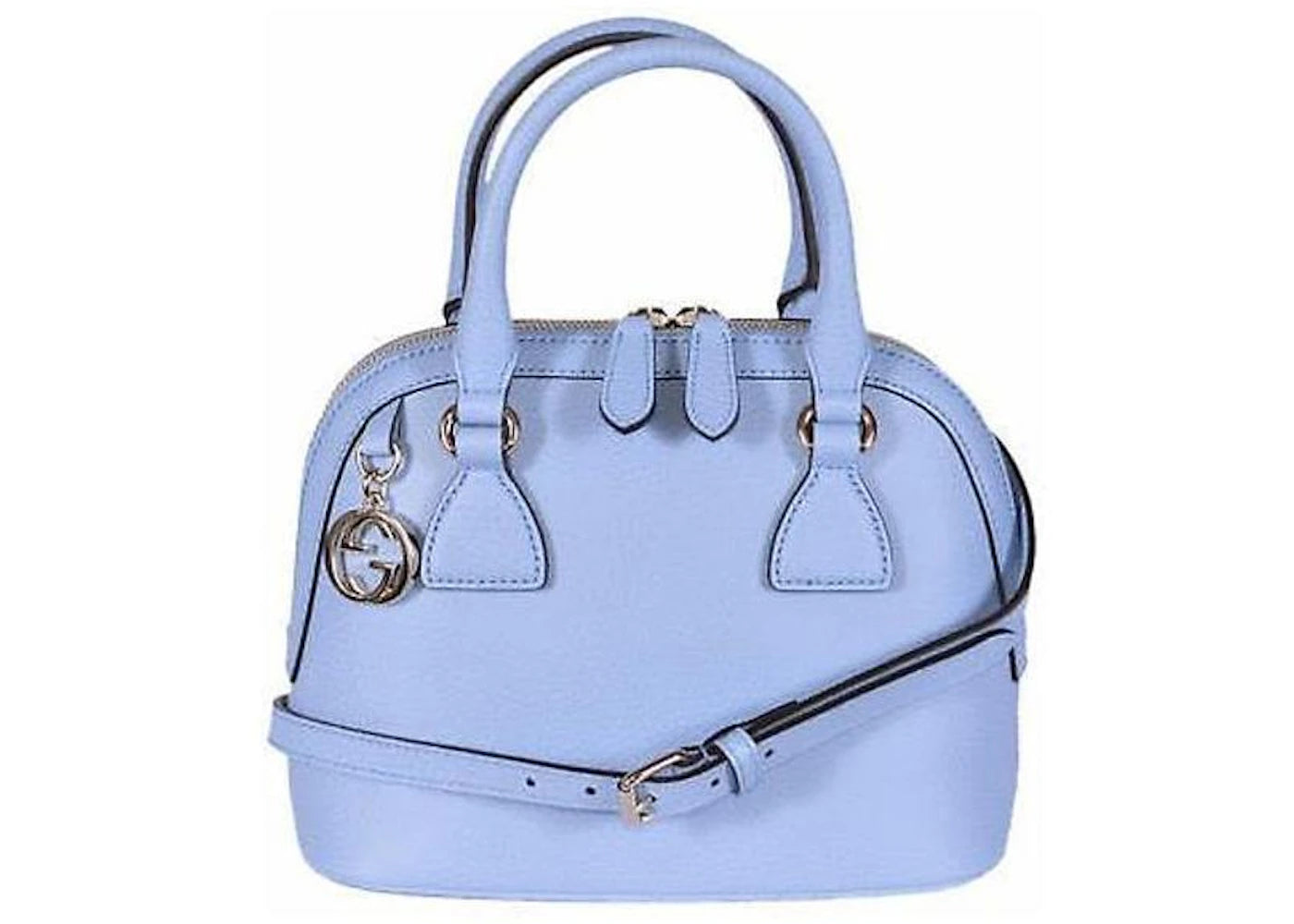 Gucci Dome Crossbody GG Charm Mini Mineral Blue