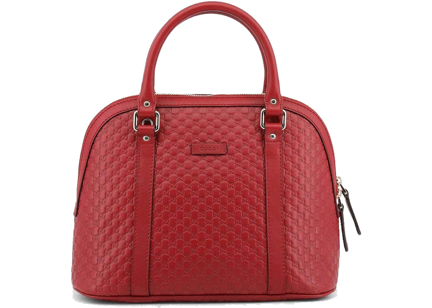 Gucci Dome Satchel Bag Micro GG Red