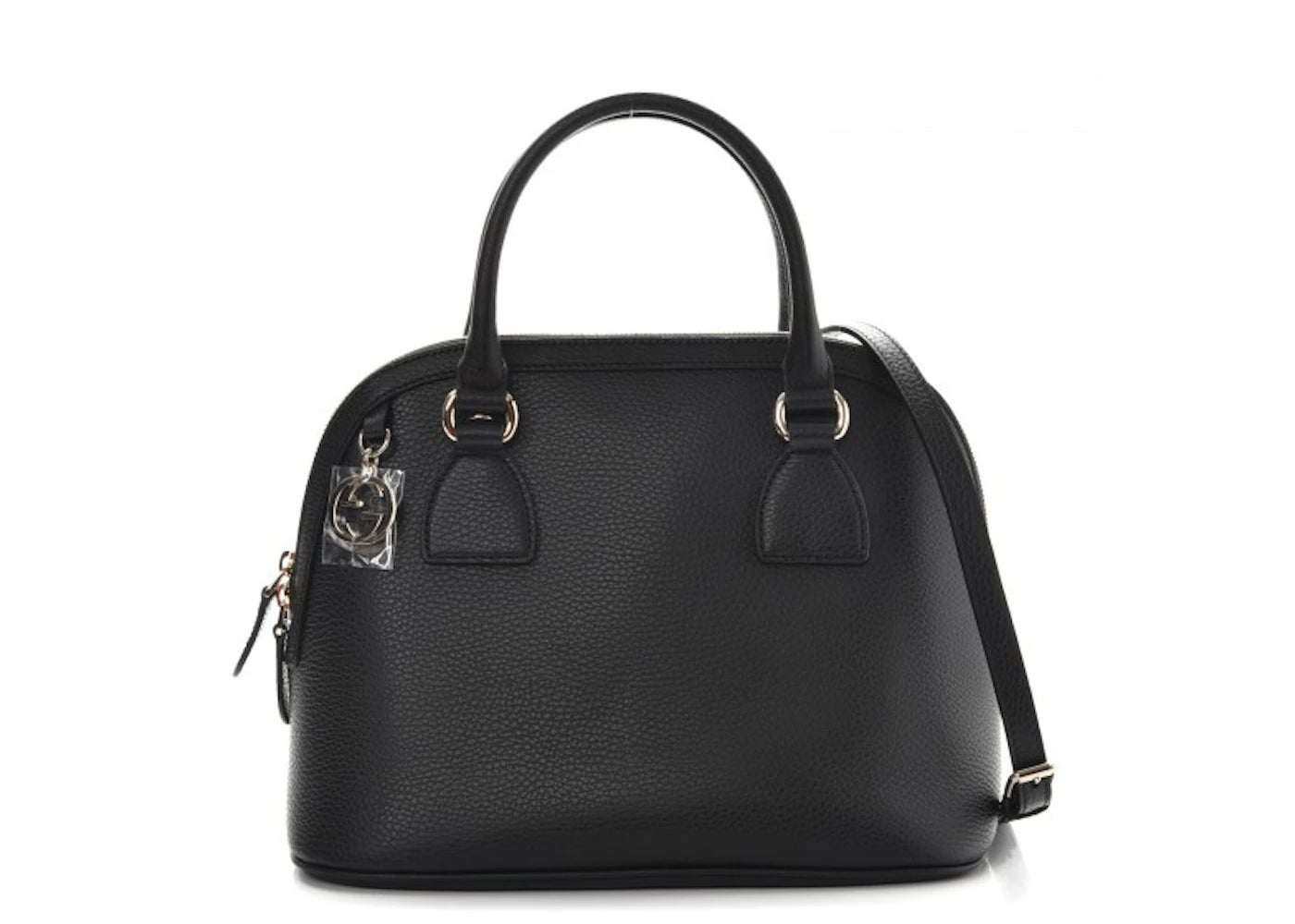 Gucci Dome Satchel Top Handle Medium Nero Black
