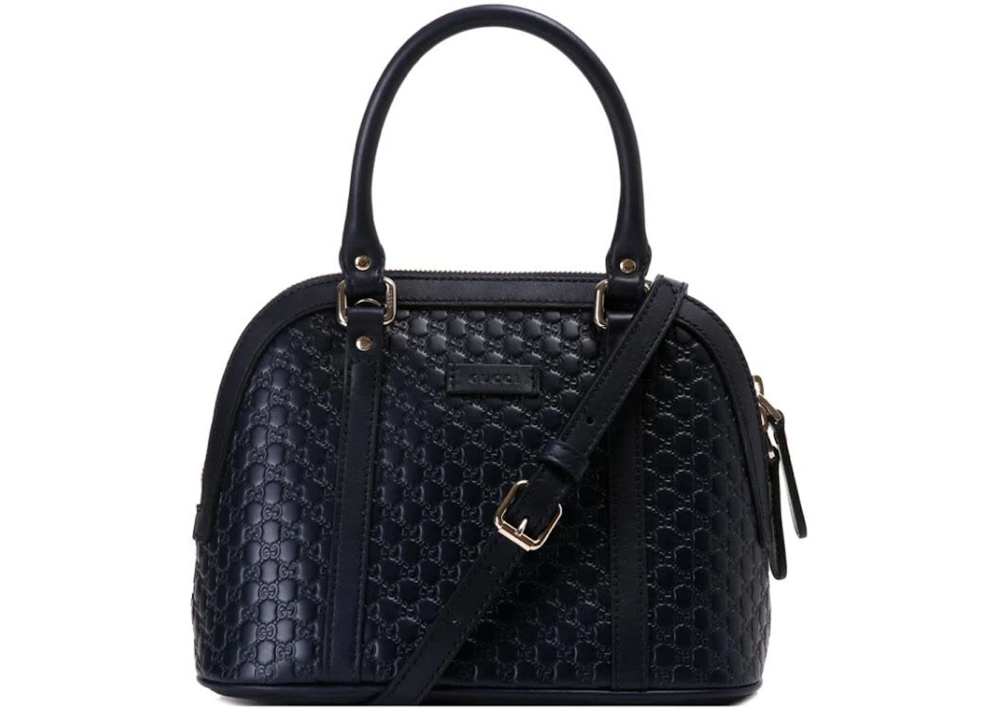 Gucci Dome Sling Bag MicroGuccissima Black