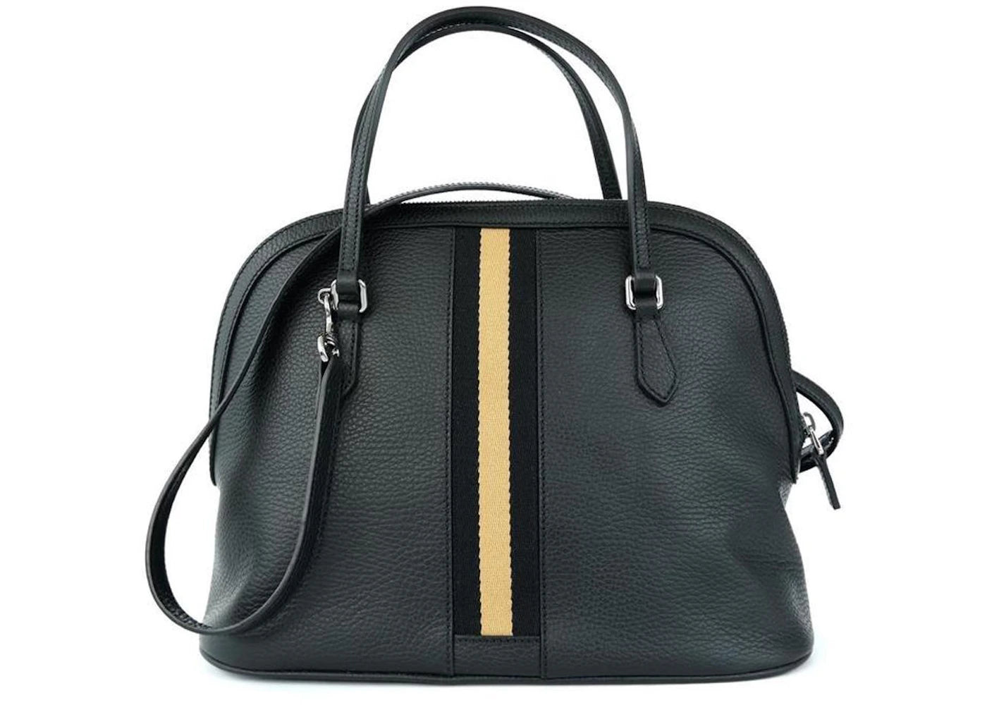 Gucci Dome Top Handle Web Medium Black