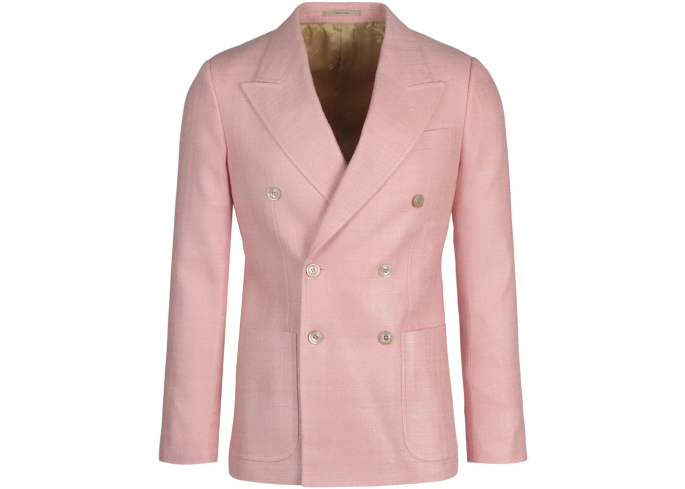Gucci Double Breasted Blazer Pink