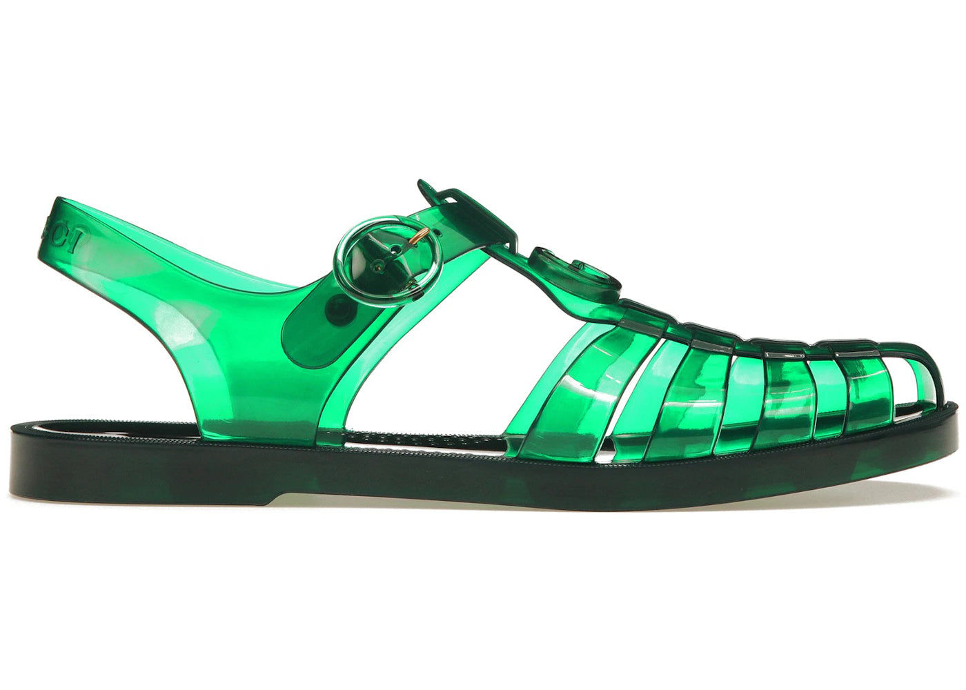 Gucci Double GG Sandal Green Black